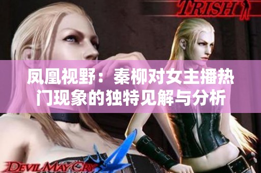 凤凰视野：秦柳对女主播热门现象的独特见解与分析