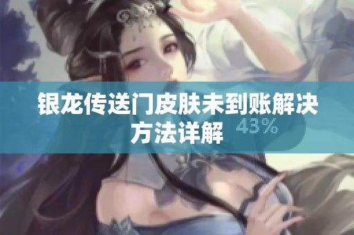 银龙传送门皮肤未到账解决方法详解