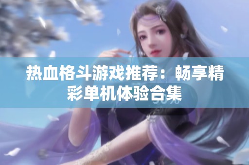 热血格斗游戏推荐：畅享精彩单机体验合集