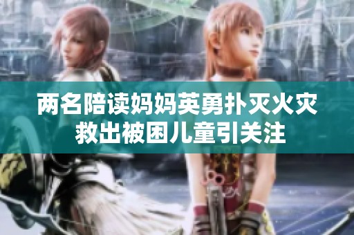两名陪读妈妈英勇扑灭火灾 救出被困儿童引关注