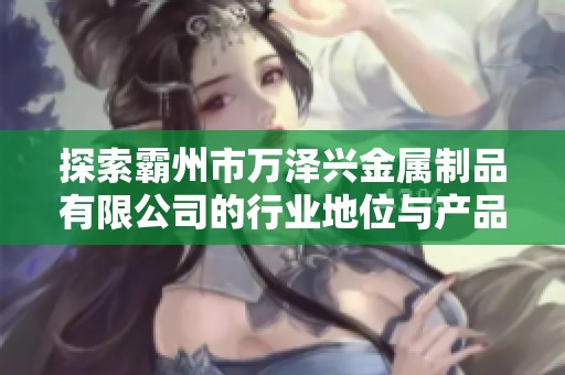 探索霸州市万泽兴金属制品有限公司的行业地位与产品优势