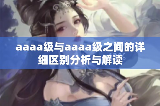 aaaa级与aaaa级之间的详细区别分析与解读