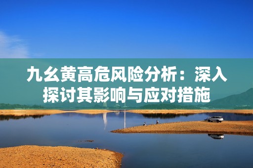 九幺黄高危风险分析：深入探讨其影响与应对措施