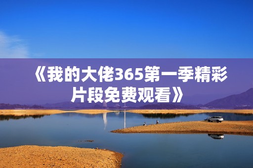 《我的大佬365第一季精彩片段免费观看》