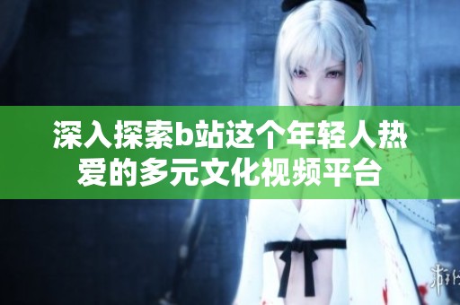 深入探索b站这个年轻人热爱的多元文化视频平台