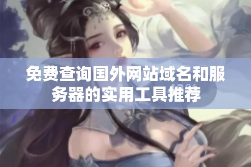 免费查询国外网站域名和服务器的实用工具推荐