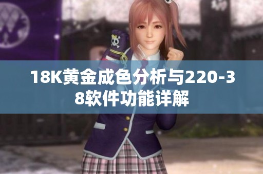 18K黄金成色分析与220-38软件功能详解