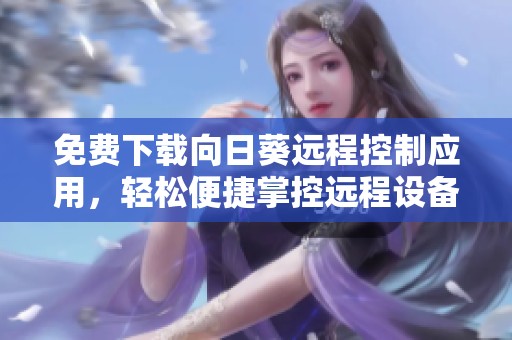 免费下载向日葵远程控制应用，轻松便捷掌控远程设备