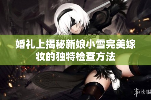 婚礼上揭秘新娘小雪完美嫁妆的独特检查方法