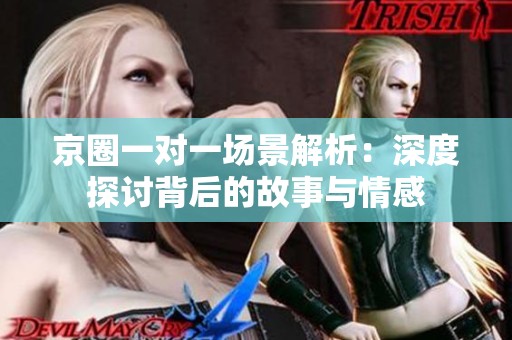 京圈一对一场景解析：深度探讨背后的故事与情感
