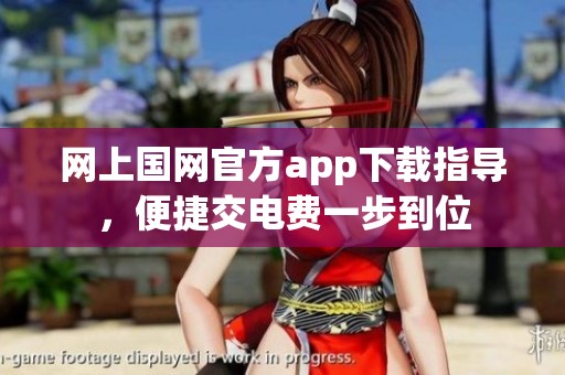 网上国网官方app下载指导，便捷交电费一步到位
