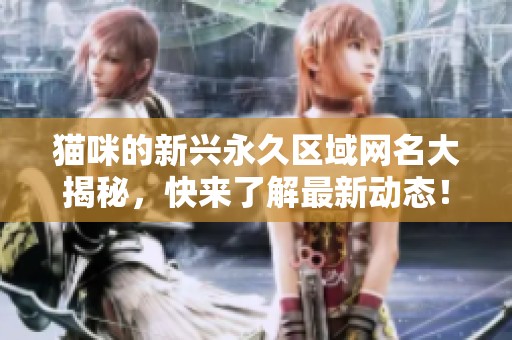 猫咪的新兴永久区域网名大揭秘，快来了解最新动态！