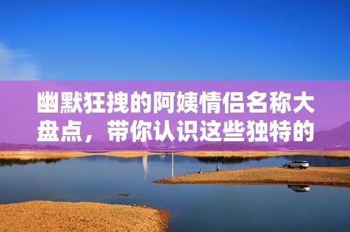 幽默狂拽的阿姨情侣名称大盘点，带你认识这些独特的组合