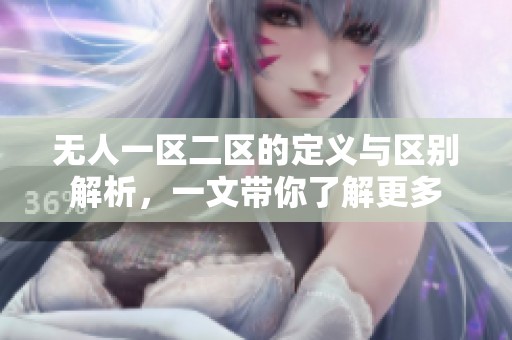 无人一区二区的定义与区别解析，一文带你了解更多