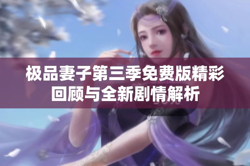 极品妻子第三季免费版精彩回顾与全新剧情解析