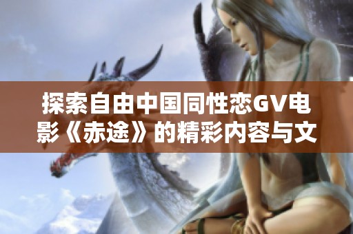 探索自由中国同性恋GV电影《赤途》的精彩内容与文化内涵