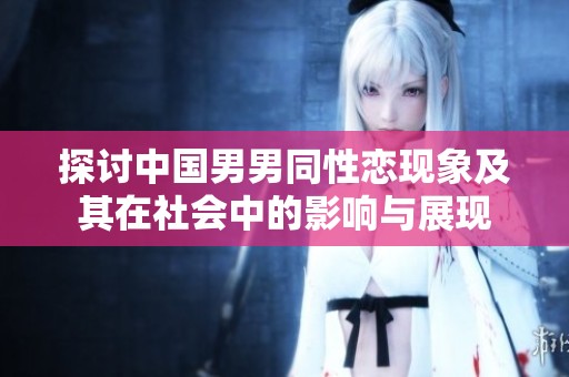 探讨中国男男同性恋现象及其在社会中的影响与展现
