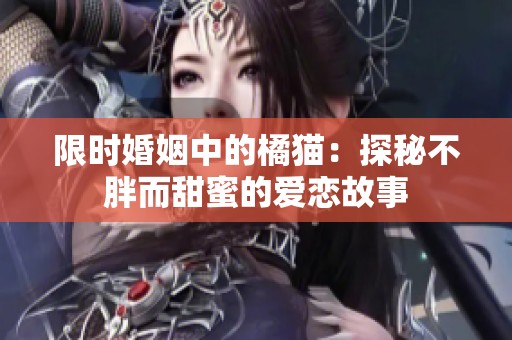 限时婚姻中的橘猫：探秘不胖而甜蜜的爱恋故事