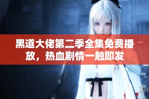 黑道大佬第二季全集免费播放，热血剧情一触即发