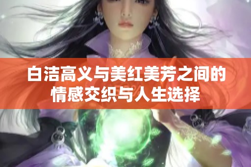 白洁高义与美红美芳之间的情感交织与人生选择