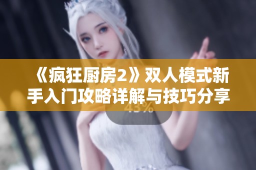 《疯狂厨房2》双人模式新手入门攻略详解与技巧分享