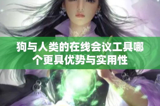 狗与人类的在线会议工具哪个更具优势与实用性
