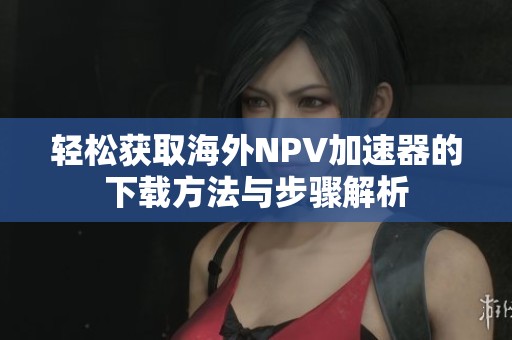 轻松获取海外NPV加速器的下载方法与步骤解析
