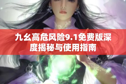 九幺高危风险9.1免费版深度揭秘与使用指南