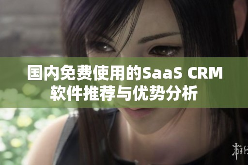 国内免费使用的SaaS CRM软件推荐与优势分析