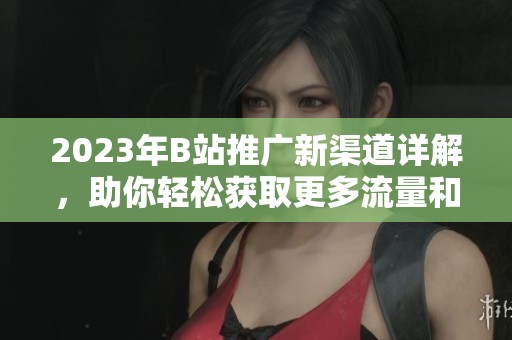 2023年B站推广新渠道详解，助你轻松获取更多流量和粉丝