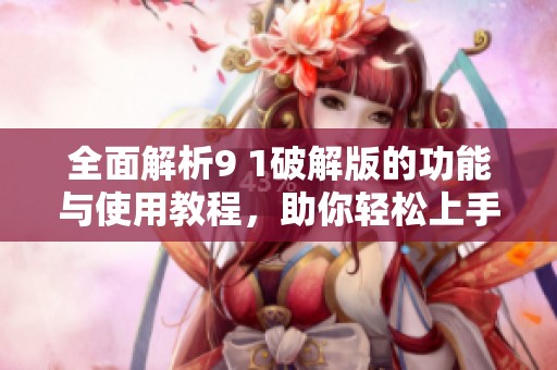 全面解析9 1破解版的功能与使用教程，助你轻松上手