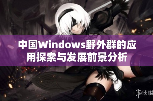 中国Windows野外群的应用探索与发展前景分析