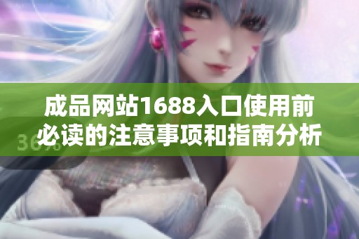 成品网站1688入口使用前必读的注意事项和指南分析