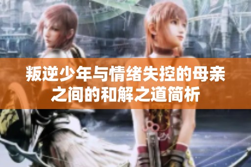 叛逆少年与情绪失控的母亲之间的和解之道简析