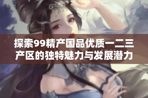 探索99精产国品优质一二三产区的独特魅力与发展潜力