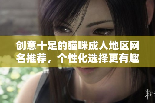创意十足的猫咪成人地区网名推荐，个性化选择更有趣