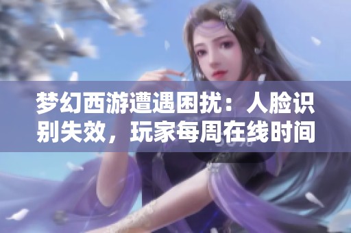 梦幻西游遭遇困扰：人脸识别失效，玩家每周在线时间被限制