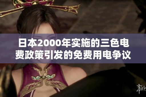 日本2000年实施的三色电费政策引发的免费用电争议分析