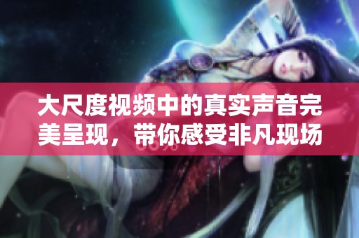 大尺度视频中的真实声音完美呈现，带你感受非凡现场体验