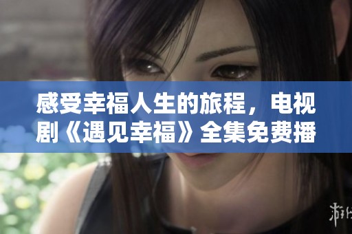 感受幸福人生的旅程，电视剧《遇见幸福》全集免费播放指南