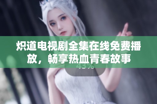 炽道电视剧全集在线免费播放，畅享热血青春故事