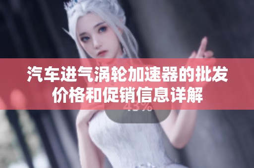 汽车进气涡轮加速器的批发价格和促销信息详解