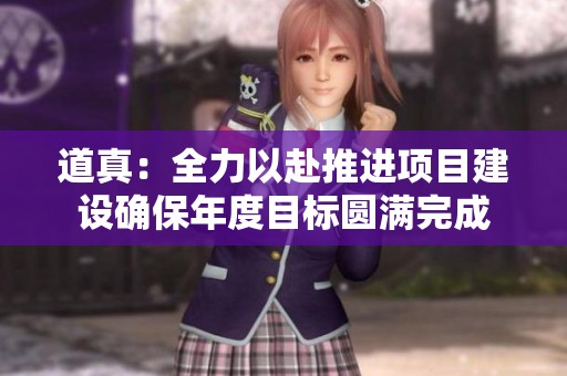 道真：全力以赴推进项目建设确保年度目标圆满完成