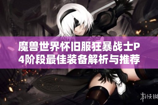 魔兽世界怀旧服狂暴战士P4阶段最佳装备解析与推荐攻略