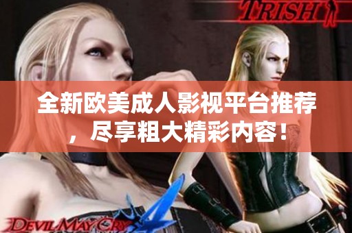 全新欧美成人影视平台推荐，尽享粗大精彩内容！