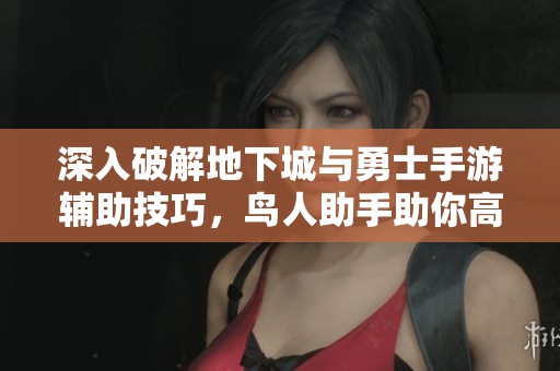 深入破解地下城与勇士手游辅助技巧，鸟人助手助你高效升级与强化攻略