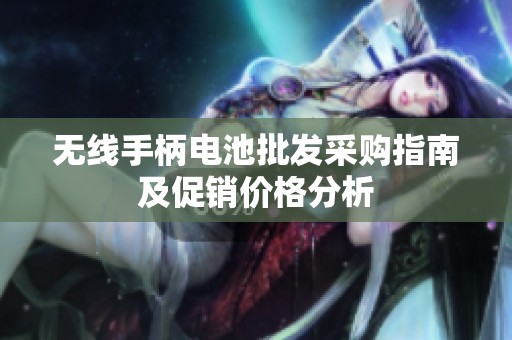 无线手柄电池批发采购指南及促销价格分析