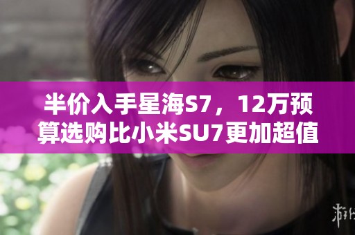 半价入手星海S7，12万预算选购比小米SU7更加超值吗