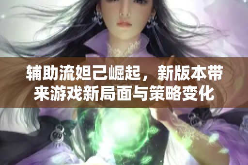 辅助流妲己崛起，新版本带来游戏新局面与策略变化