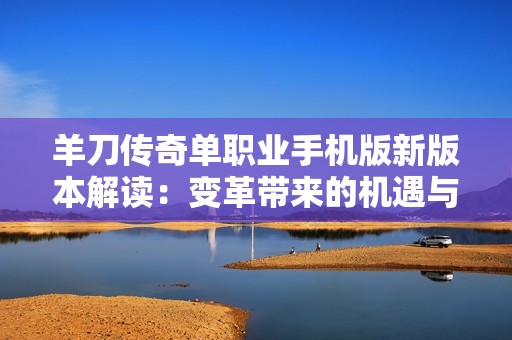 羊刀传奇单职业手机版新版本解读：变革带来的机遇与挑战分析